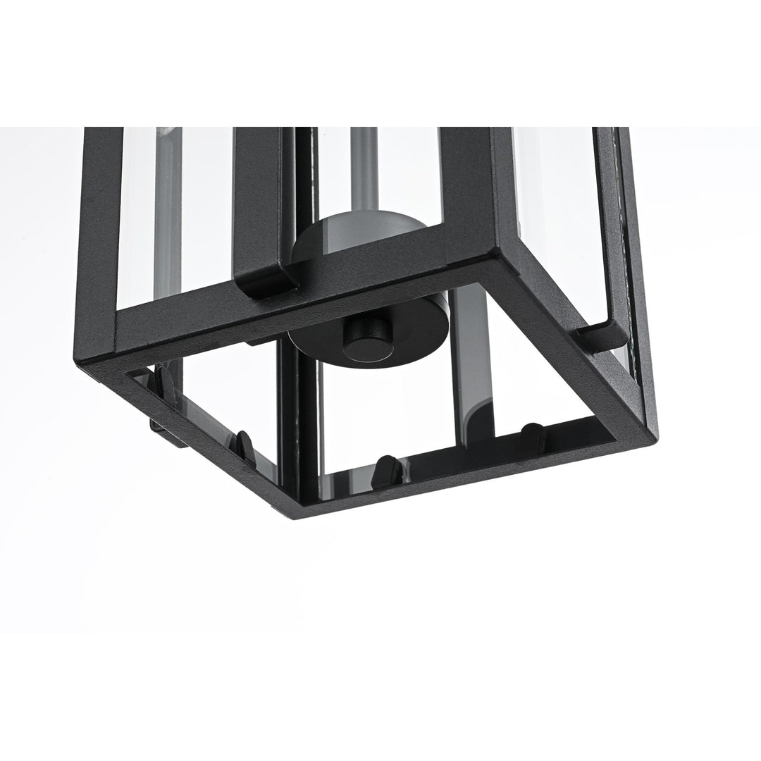 9 Inch Outdoor Pendant In Black