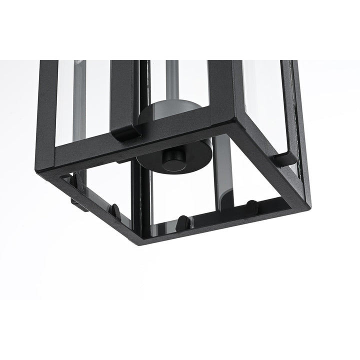 9 Inch Outdoor Pendant In Black