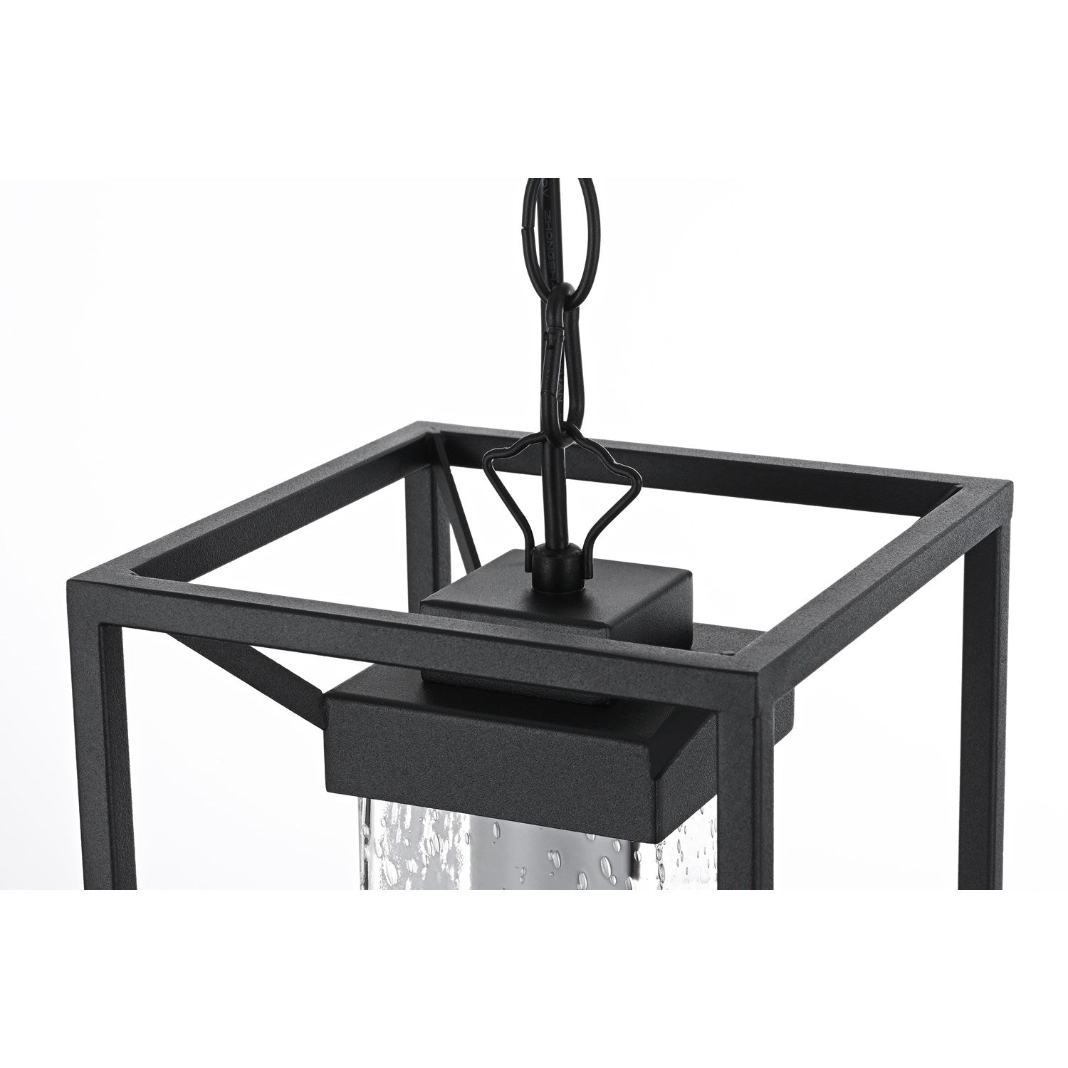 7 Inch Outdoor Pendant In Black