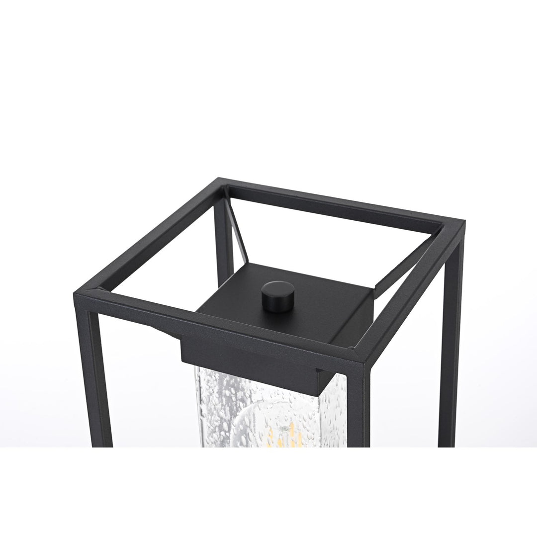7 Inch Outdoor Post Light In Black