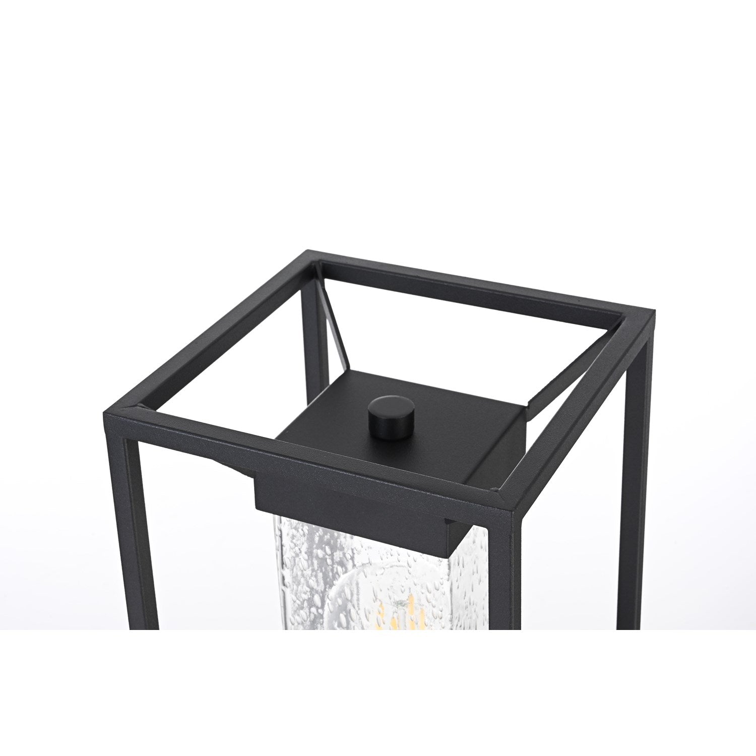 7 Inch Outdoor Post Light In Black