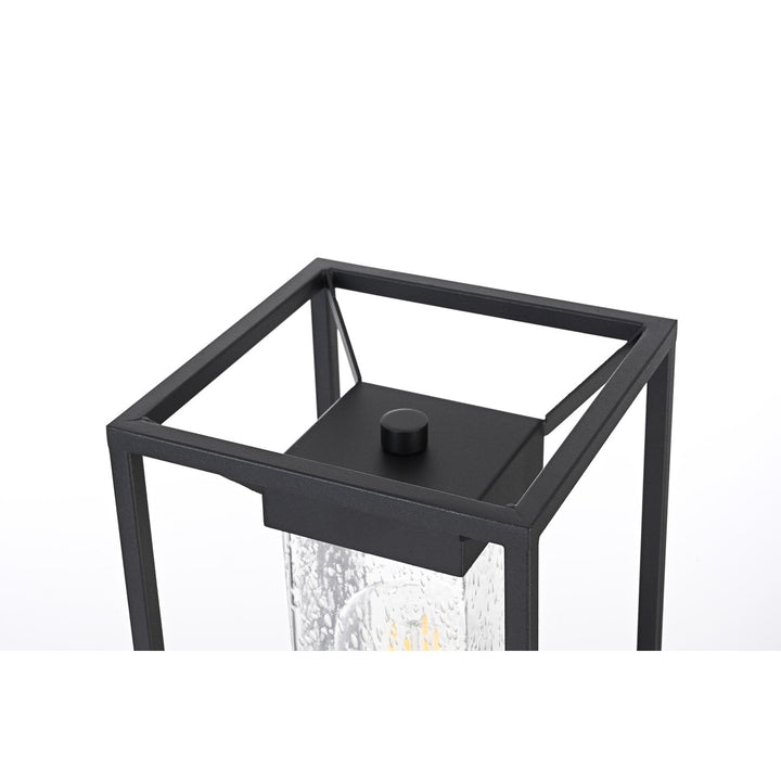 7 Inch Outdoor Post Light In Black