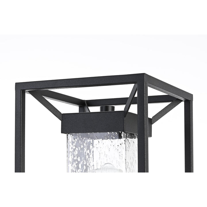 7 Inch Outdoor Post Light In Black