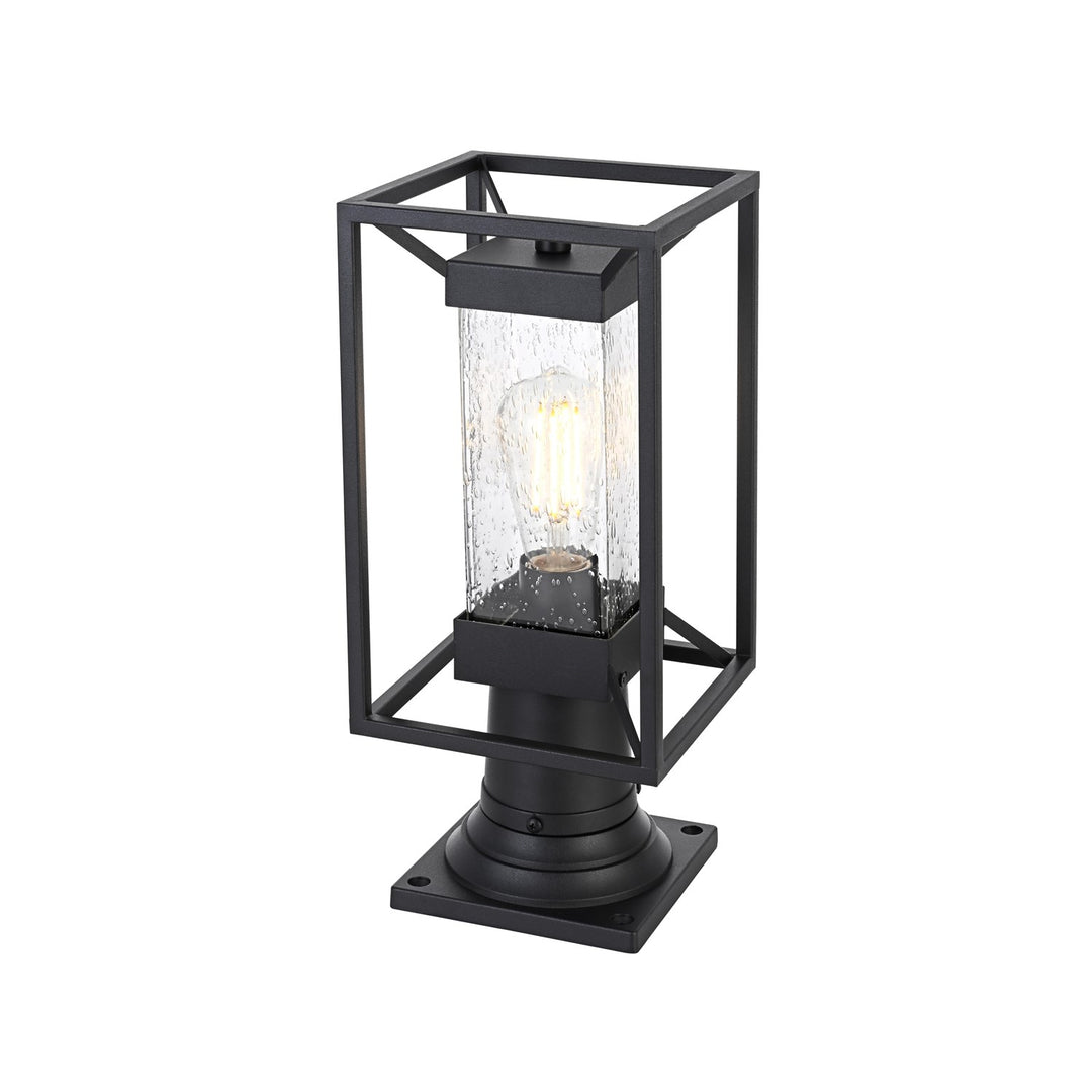 7 Inch Outdoor Post Light In Black