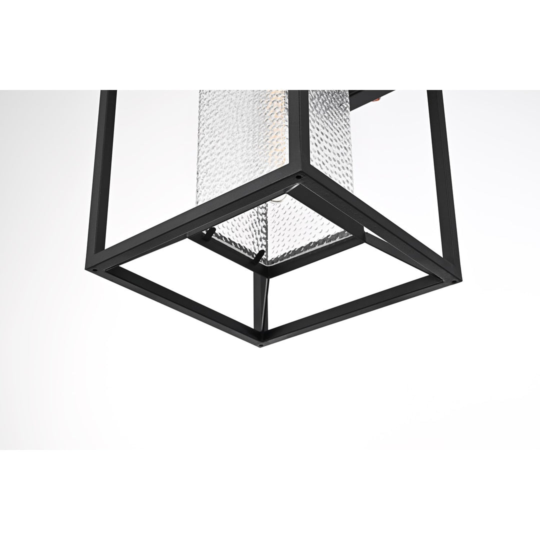 9.5 Inch Outdoor Wall Sconce In Black