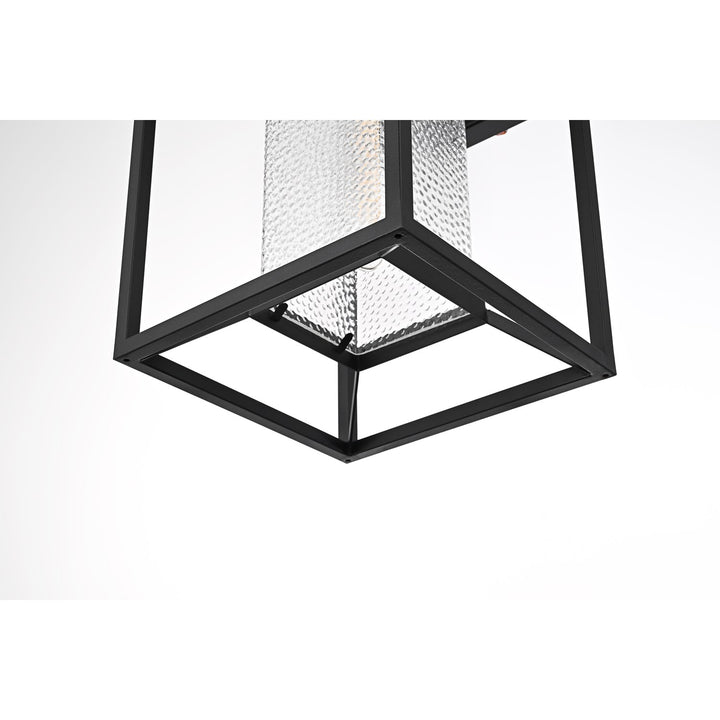 9.5 Inch Outdoor Wall Sconce In Black