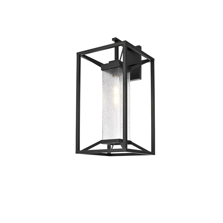 12 Inch Outdoor Wall Sconce In Black