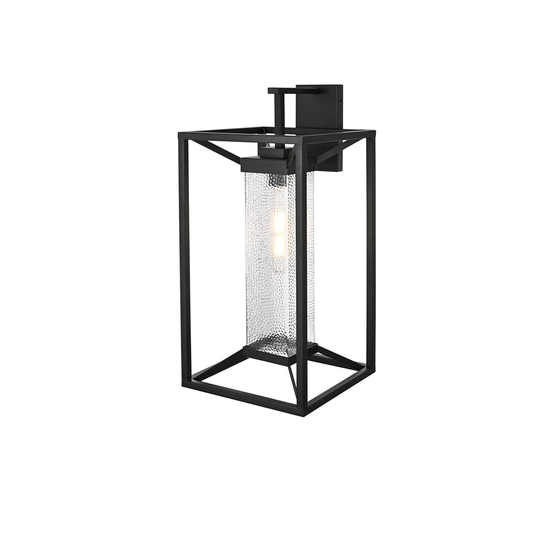 12 Inch Outdoor Wall Sconce In Black