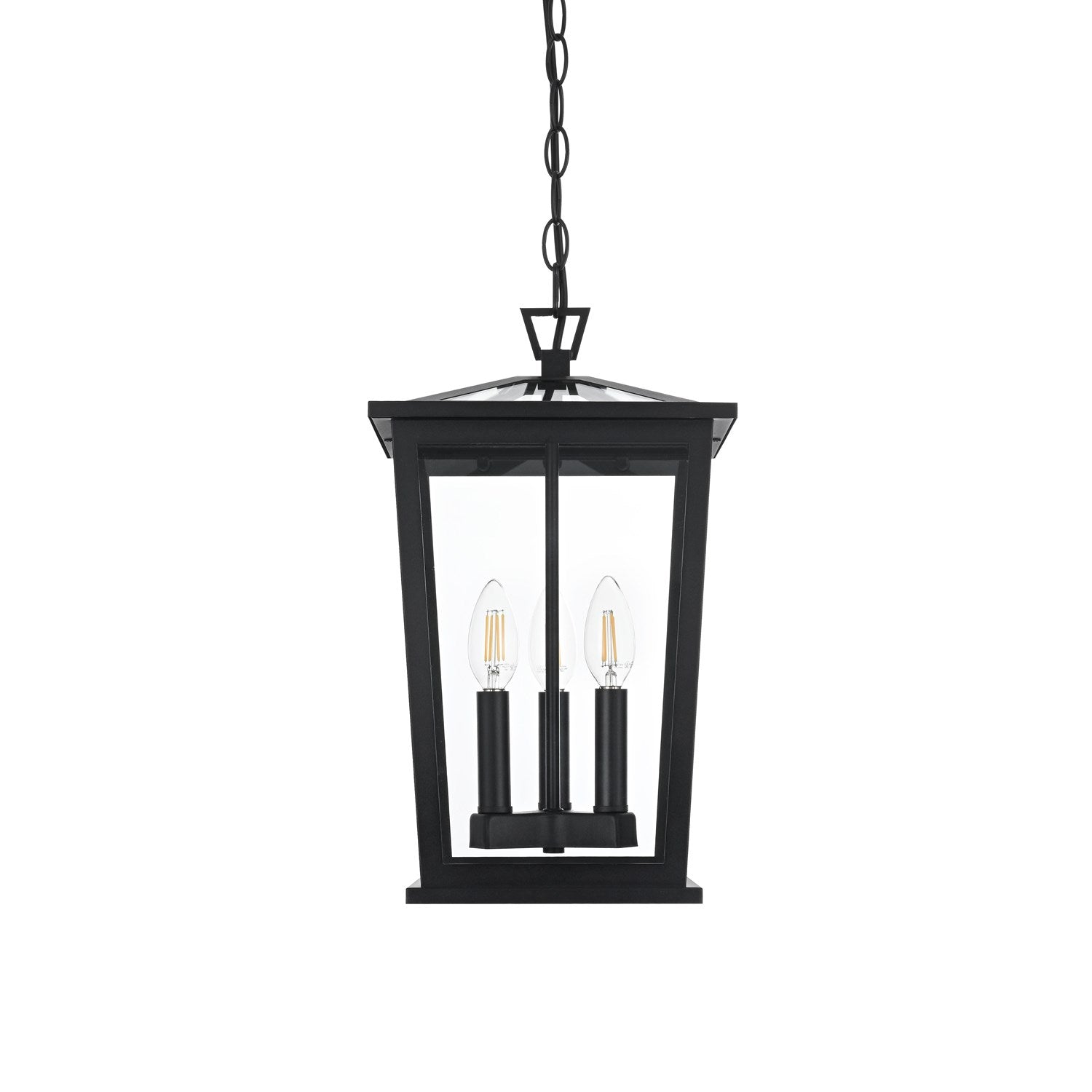 9.5 Inch Outdoor Pendant In Black