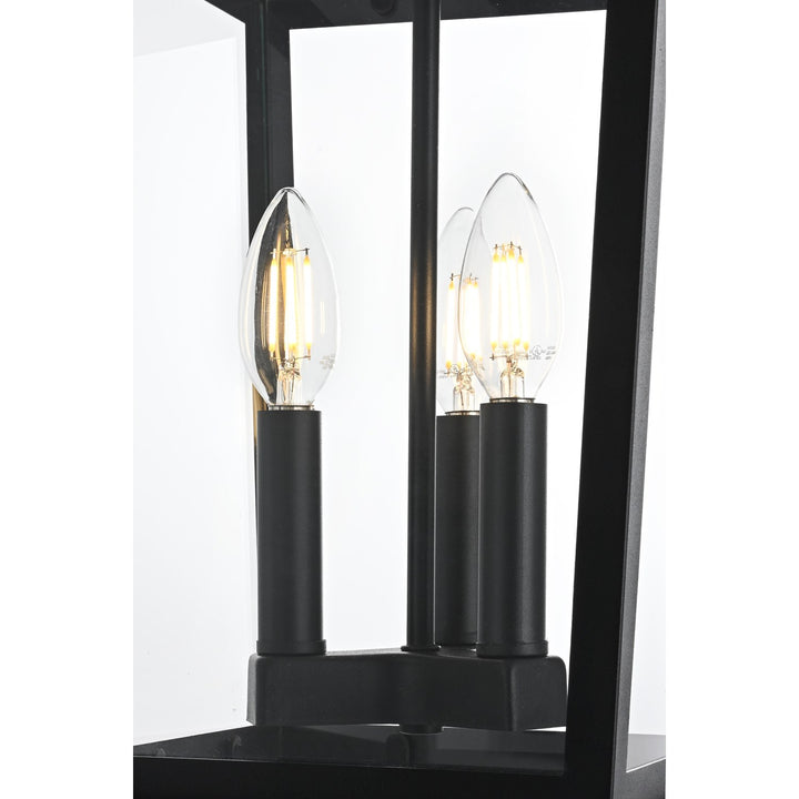 9.5 Inch Outdoor Pendant In Black