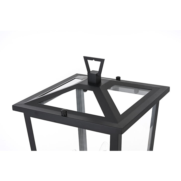 9.5 Inch Outdoor Post Light In Black