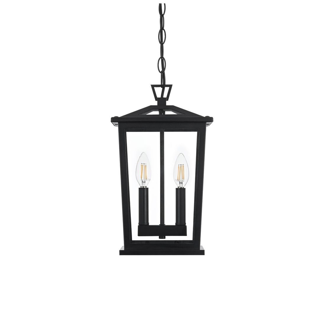 8.5 Inch Outdoor Pendant In Black