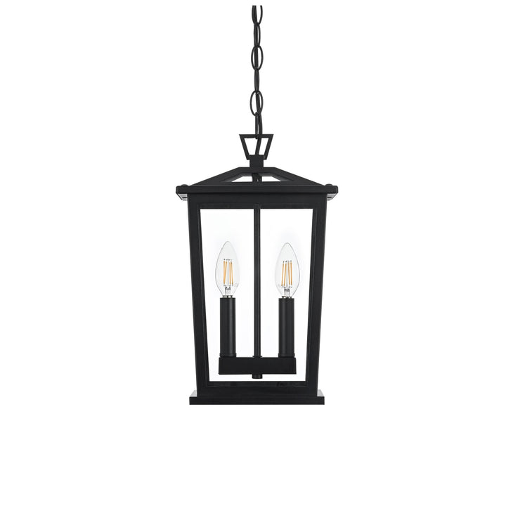 8.5 Inch Outdoor Pendant In Black