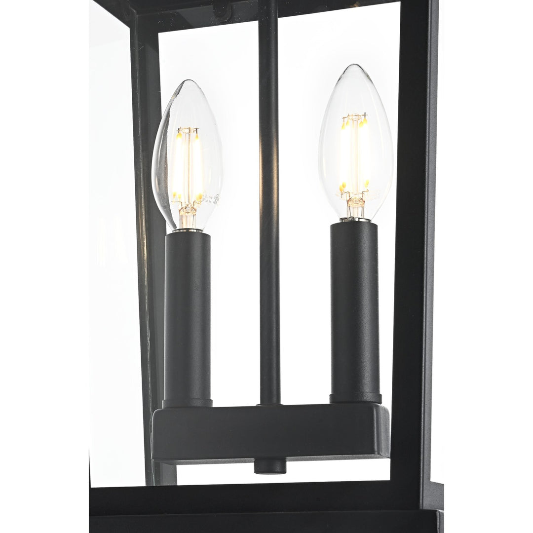 8.5 Inch Outdoor Pendant In Black
