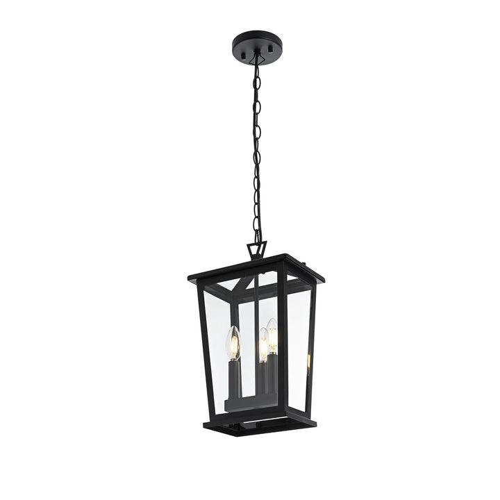 9.5 Inch Outdoor Pendant In Black