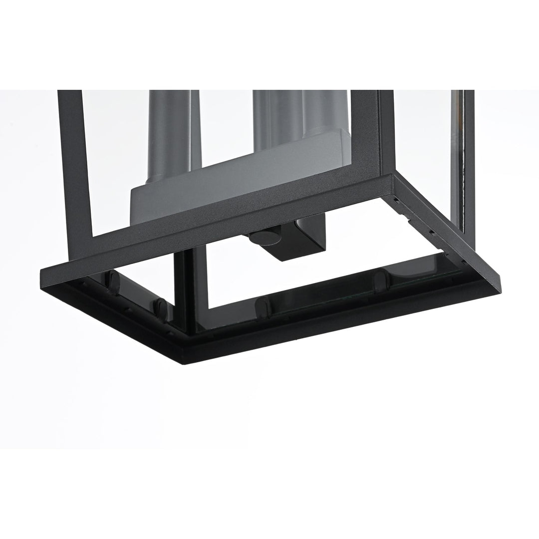 9.5 Inch Outdoor Pendant In Black
