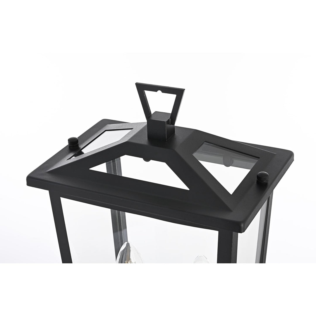 8.5 Inch Outdoor Post Light In Black