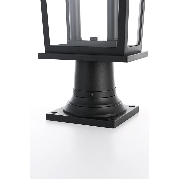 8.5 Inch Outdoor Post Light In Black