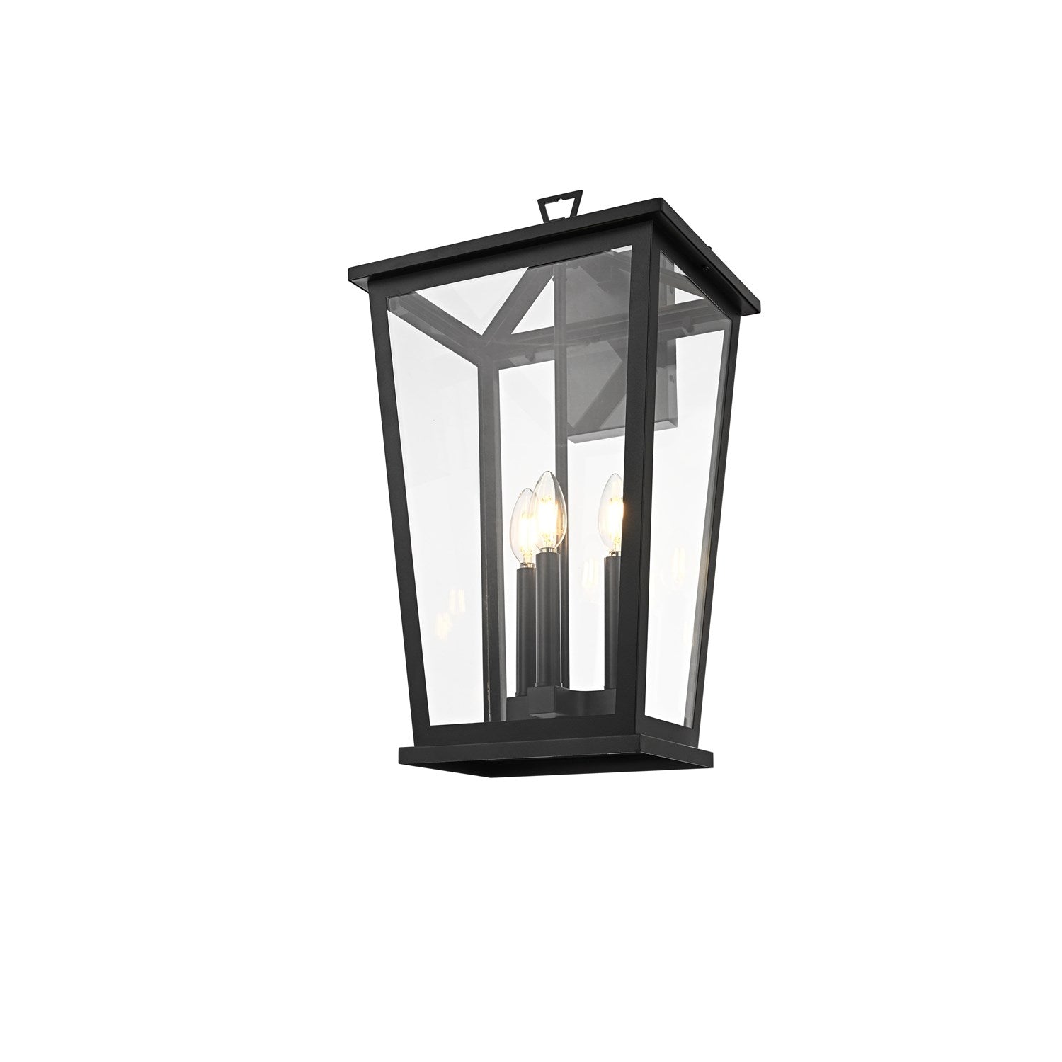 12.5 Inch Outdoor Wall Sconce In Black