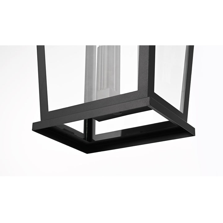 12.5 Inch Outdoor Wall Sconce In Black