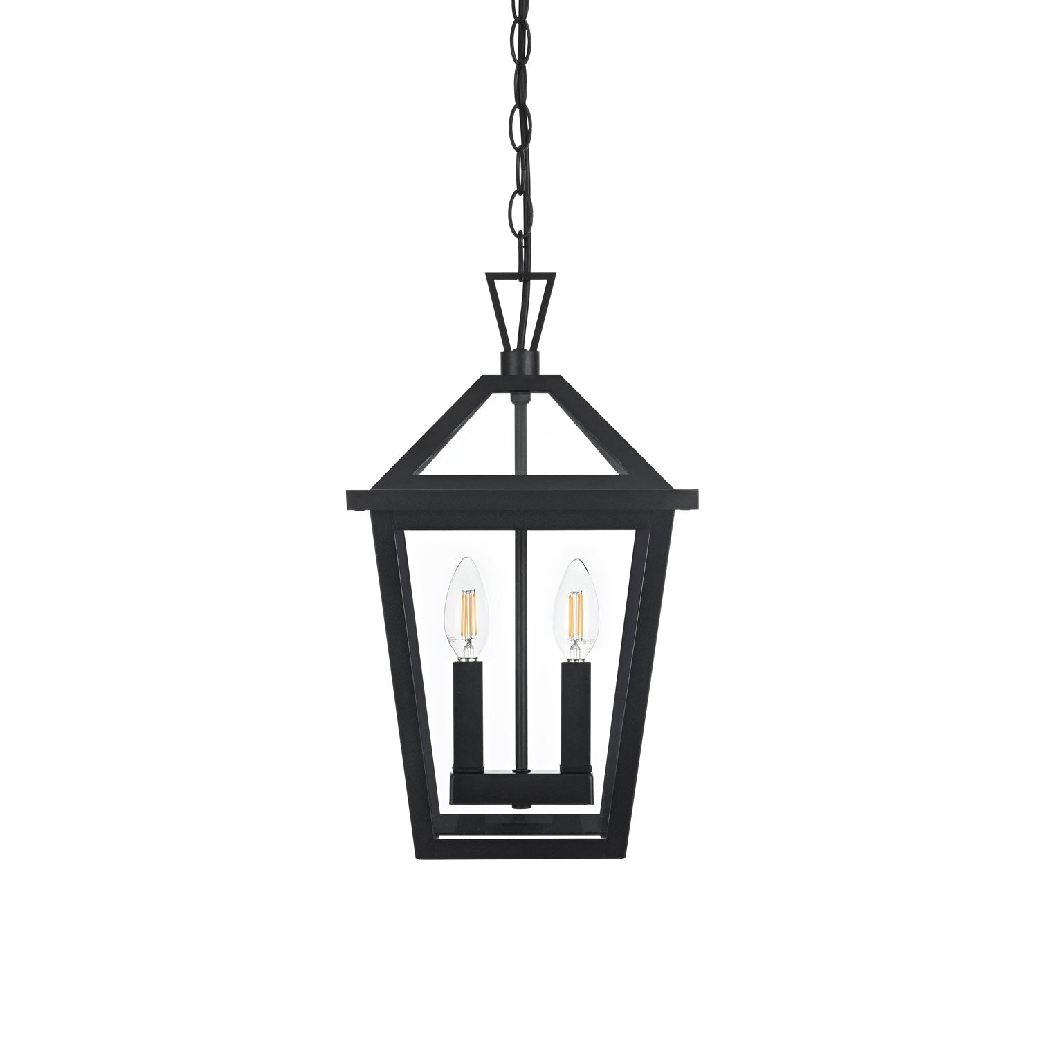 10 Inch Outdoor Pendant In Black