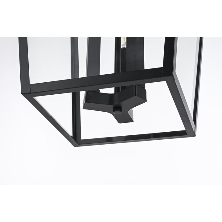 14 Inch Outdoor Pendant In Black
