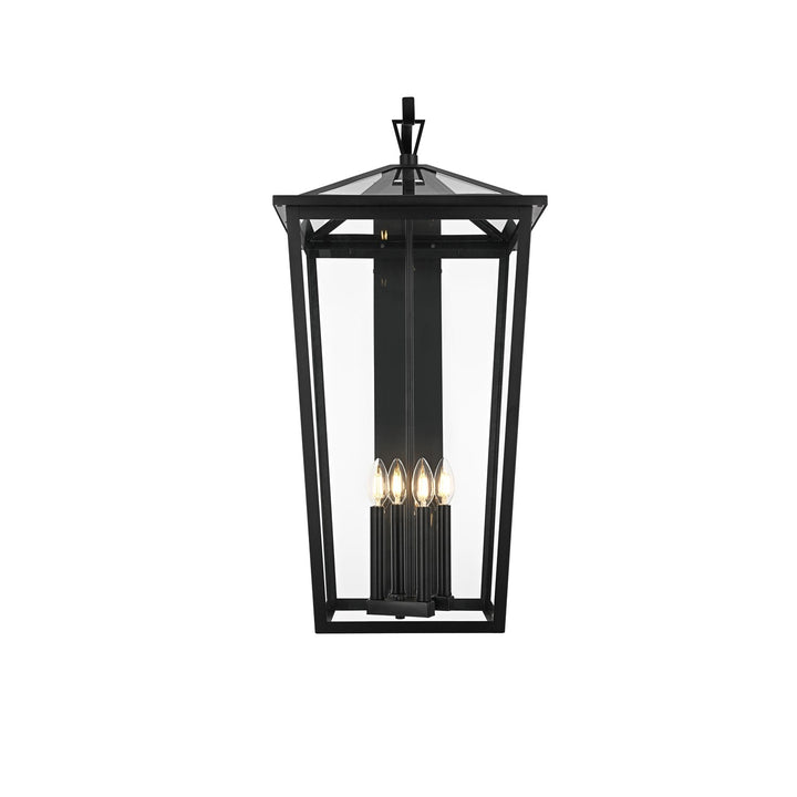 16 Inch Outdoor Wall Sconce In Black by Elegant Lighting