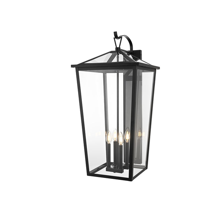16 Inch Outdoor Wall Sconce In Black