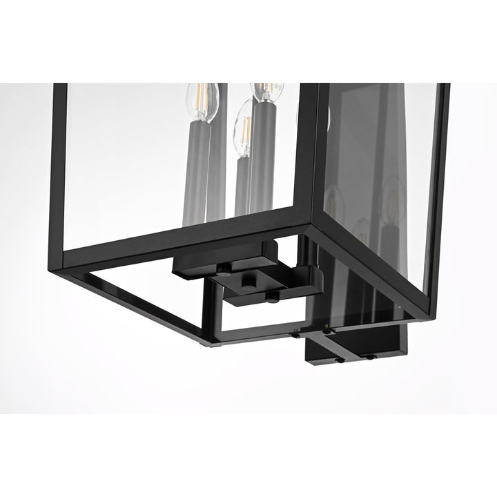 16 Inch Outdoor Wall Sconce In Black