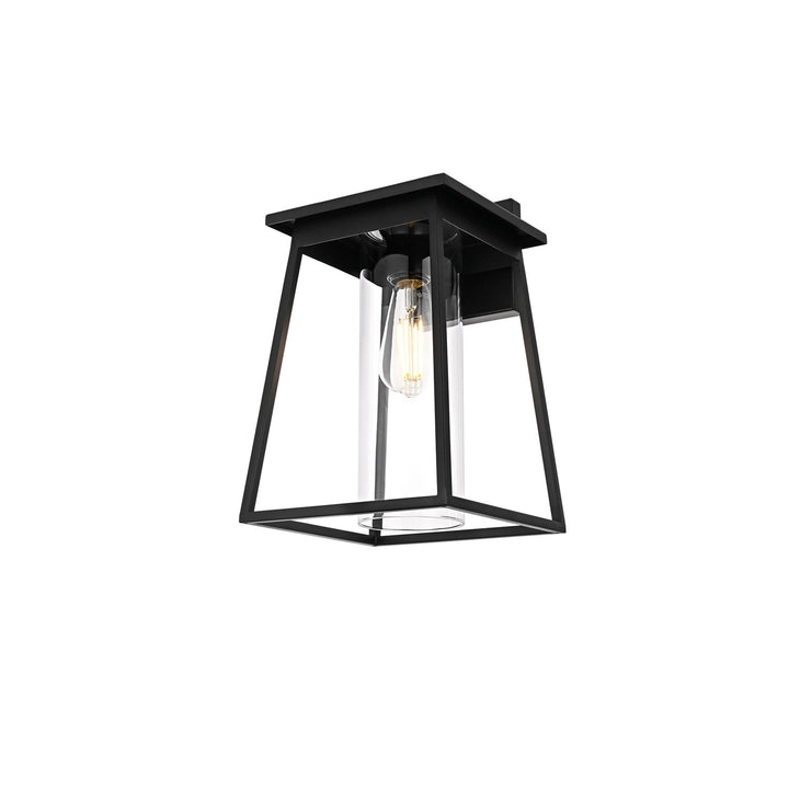 8.5 Inch Outdoor Wall Sconce In Black