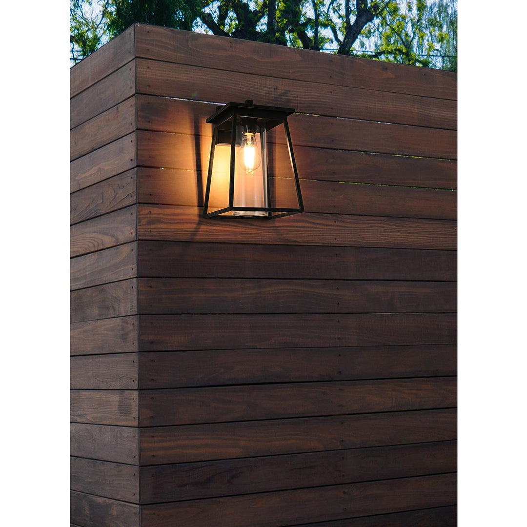 8.5 Inch Outdoor Wall Sconce In Black