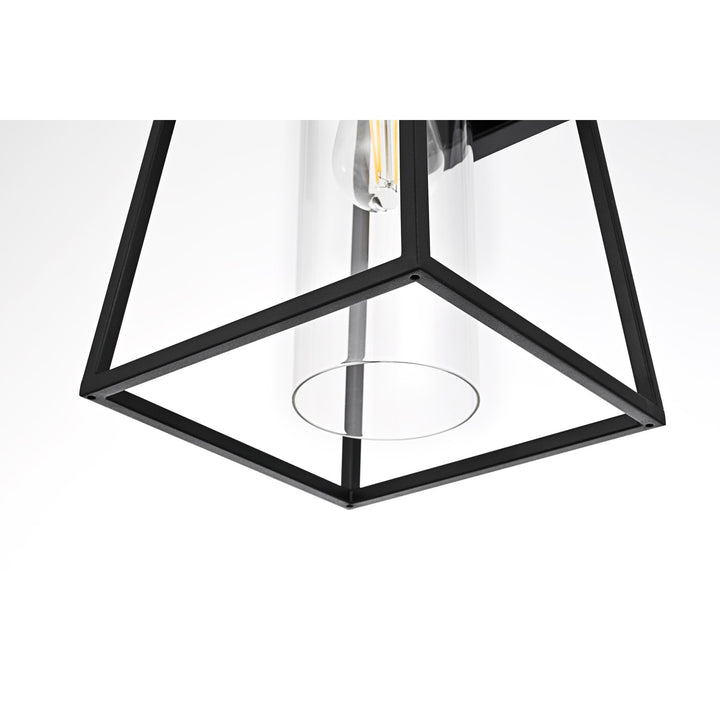 8.5 Inch Outdoor Wall Sconce In Black