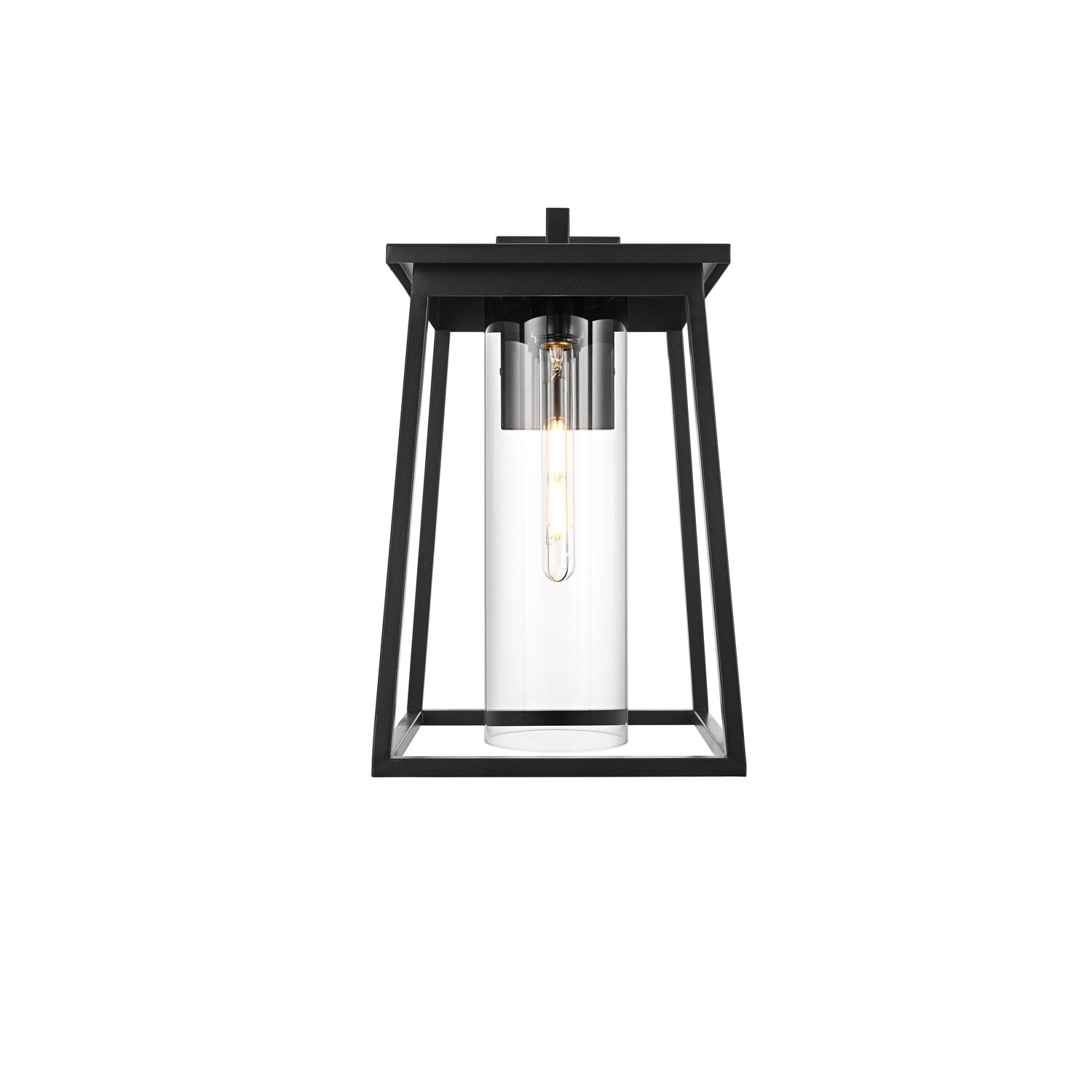 11 Inch Outdoor Wall Sconce In Black by Elegant Lighting