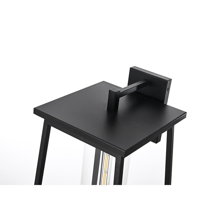 11 Inch Outdoor Wall Sconce In Black
