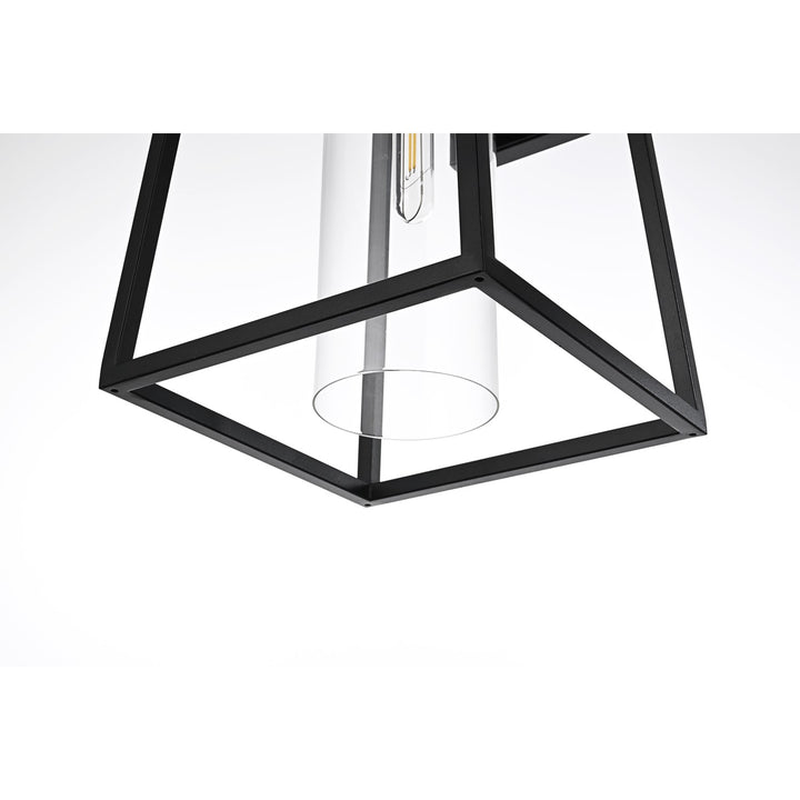 11 Inch Outdoor Wall Sconce In Black