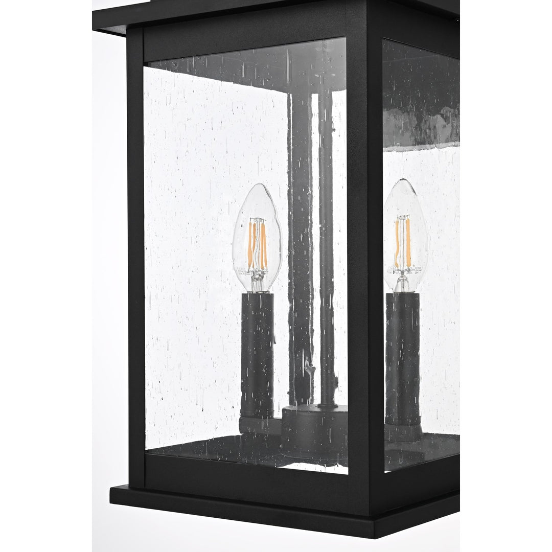8.5 Inch Outdoor Wall Sconce In Black