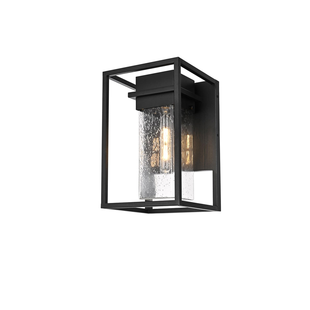 10 Inch Outdoor Wall Sconce In Black