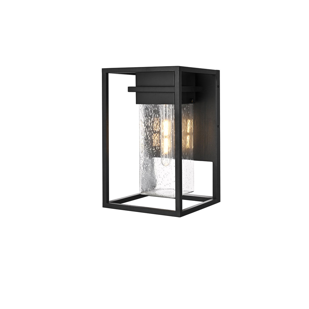 10 Inch Outdoor Wall Sconce In Black