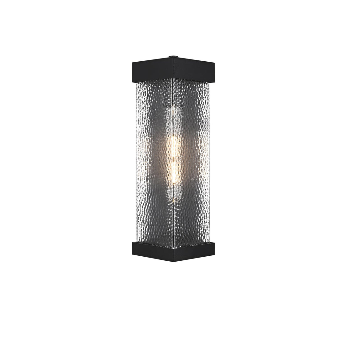 6.5 Inch Outdoor Wall Sconce In Black by Elegant Lighting