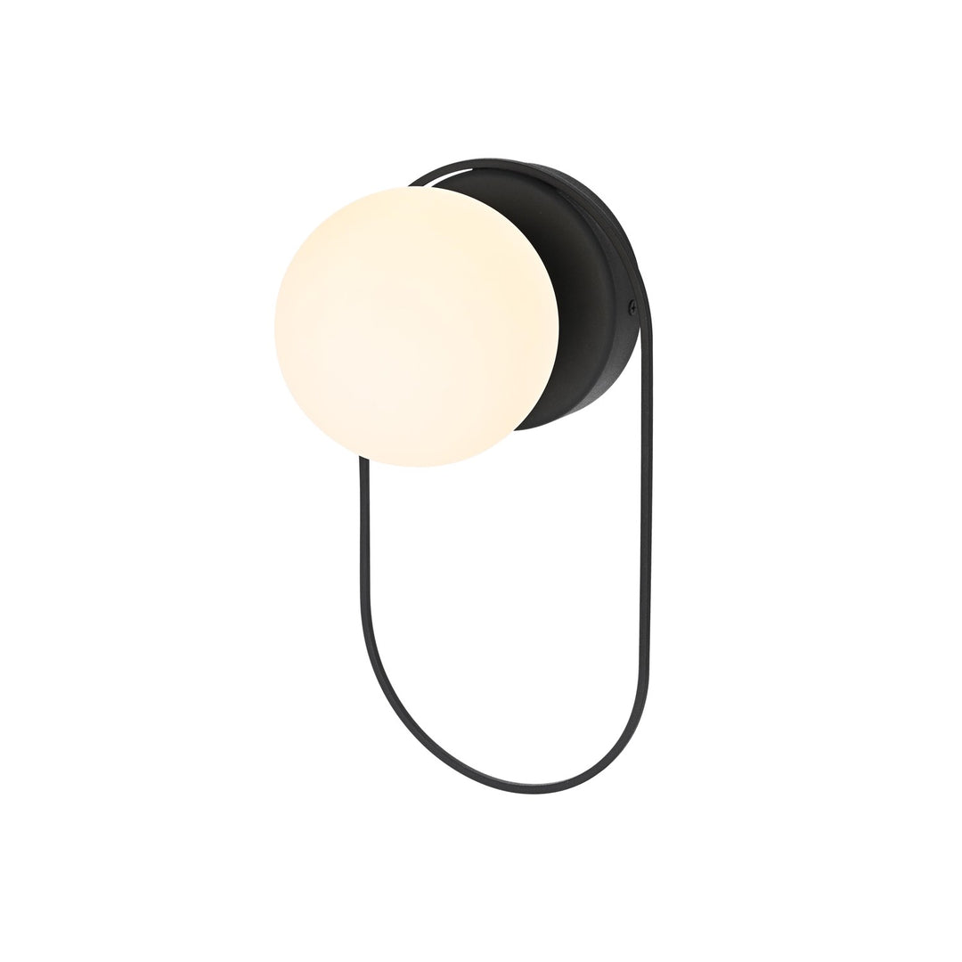 6 Inch Outdoor Wall Sconce In Black