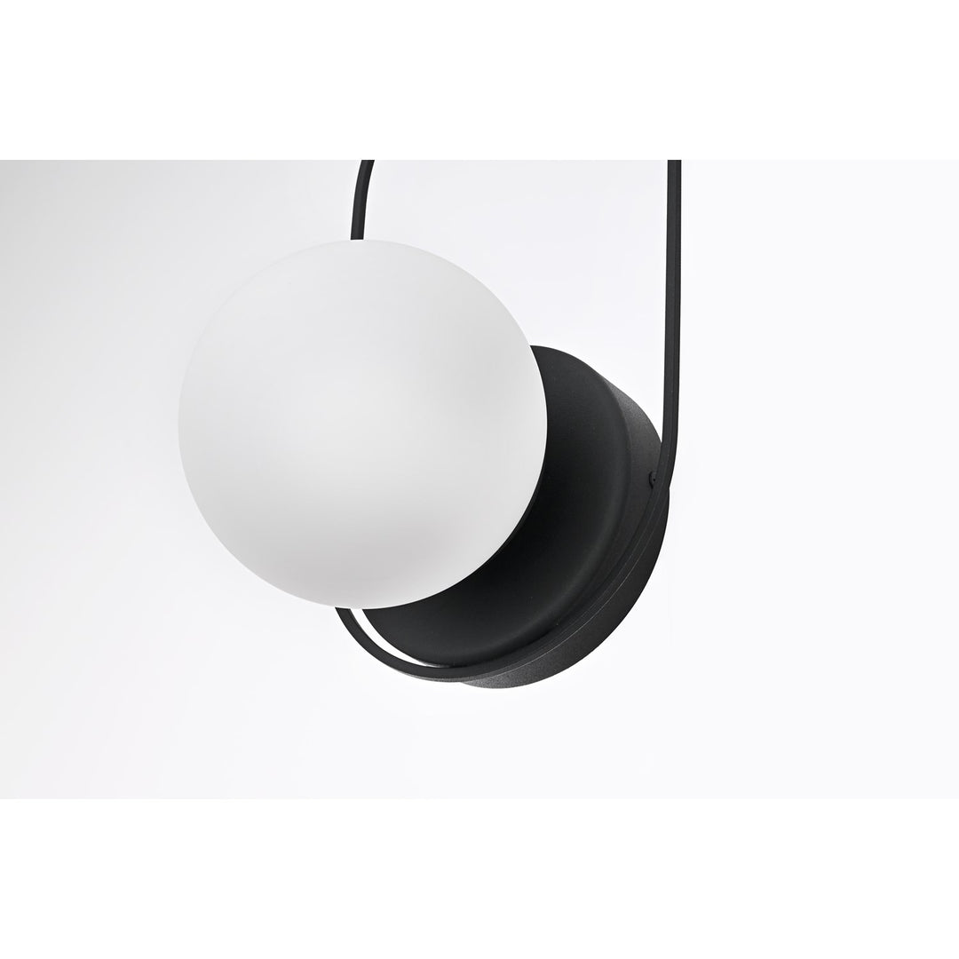 6 Inch Outdoor Wall Sconce In Black
