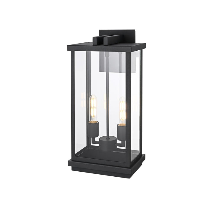 9 Inch Outdoor Wall Sconce In Black