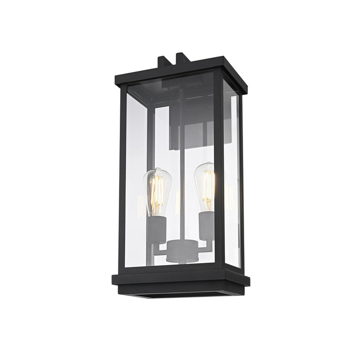 9 Inch Outdoor Wall Sconce In Black