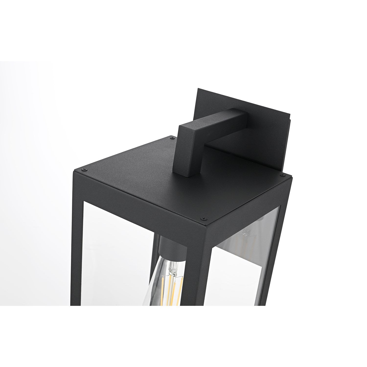8 Inch Outdoor Wall Sconce In Black
