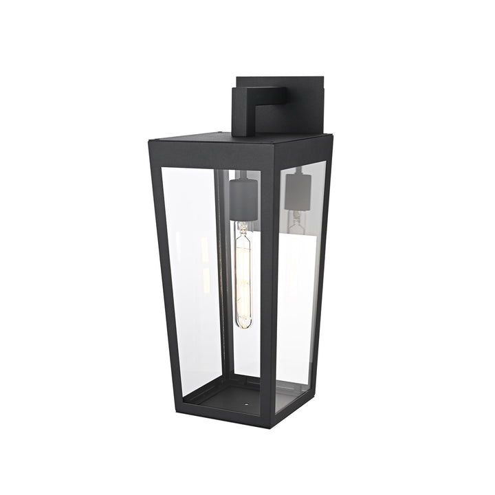 8 Inch Outdoor Wall Sconce In Black