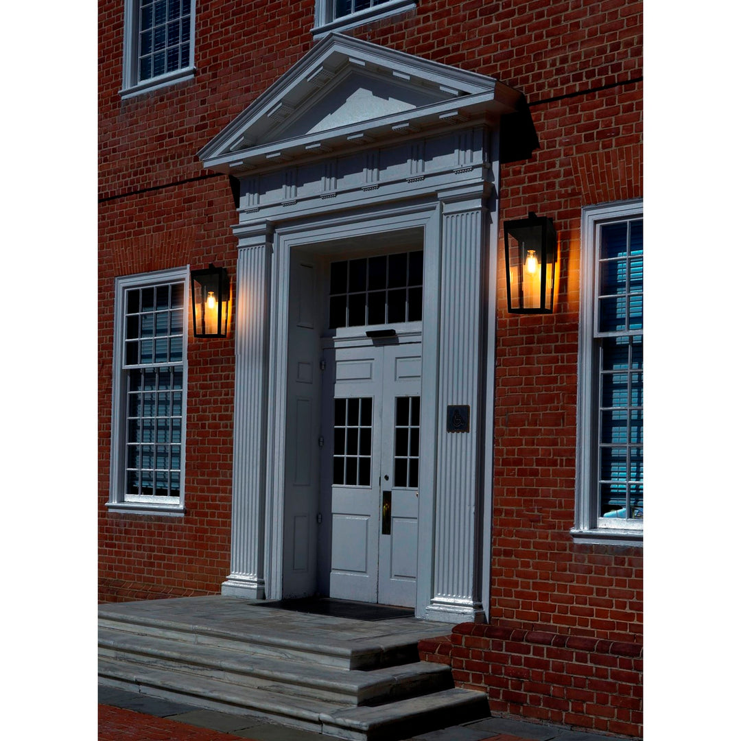 8 Inch Outdoor Wall Sconce In Black