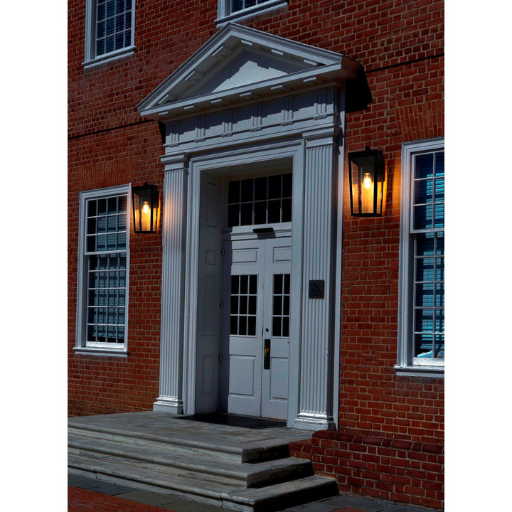 8 Inch Outdoor Wall Sconce In Black