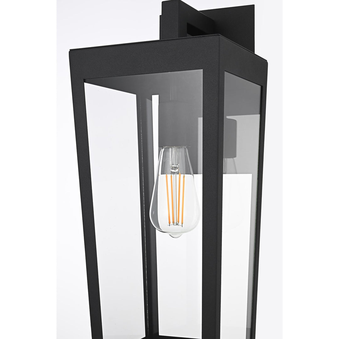 8 Inch Outdoor Wall Sconce In Black