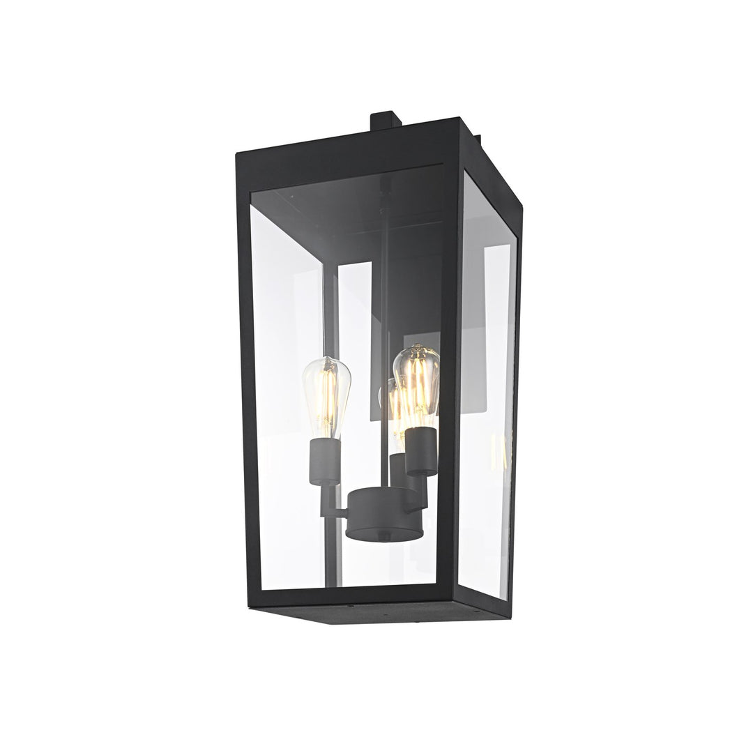 12 Inch Outdoor Wall Sconce In Black