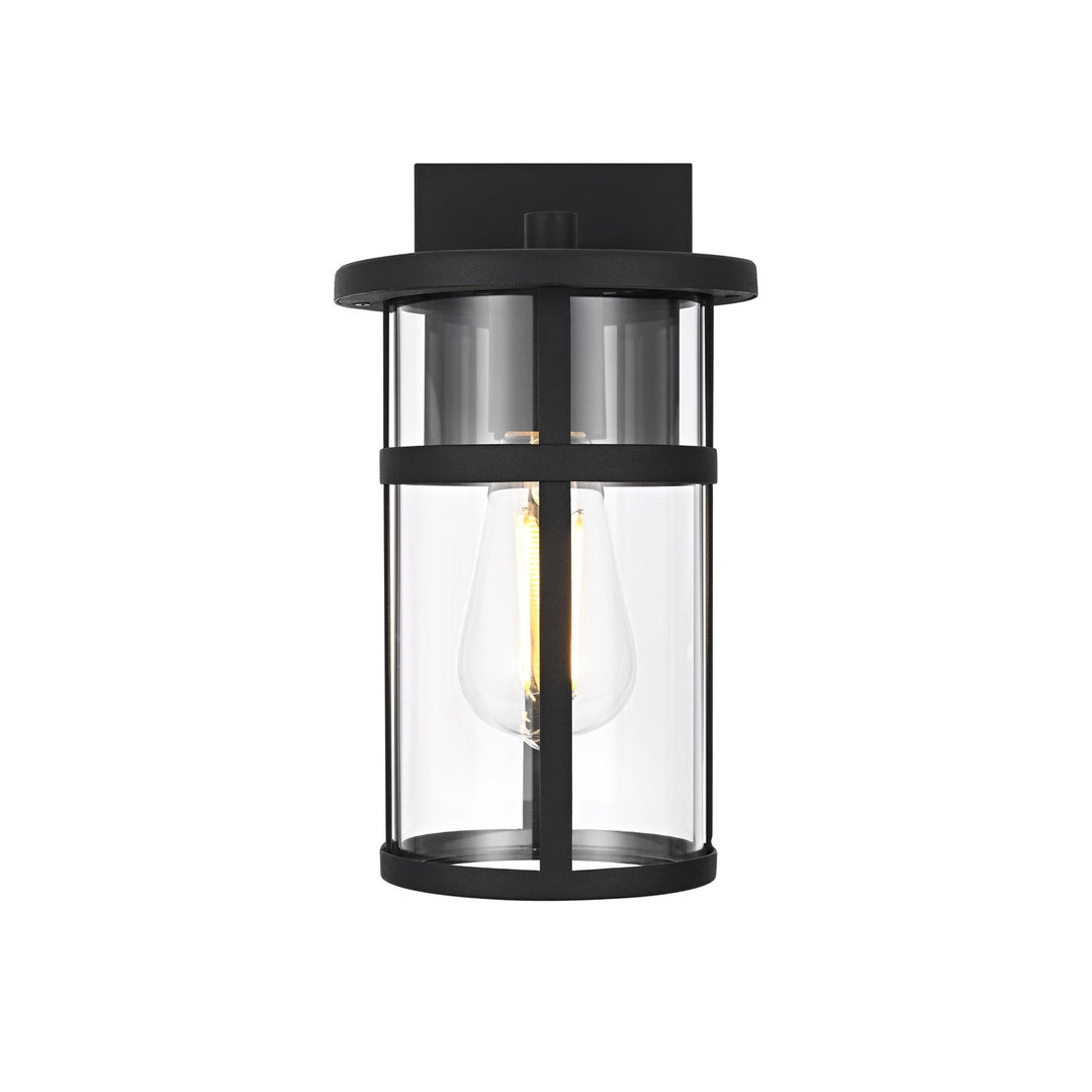 6 Inch Outdoor Wall Sconce In Black by Elegant Lighting